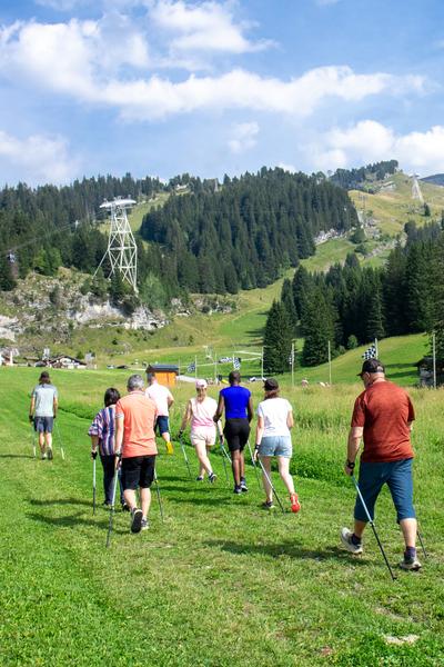 Initiation à la marche nordique