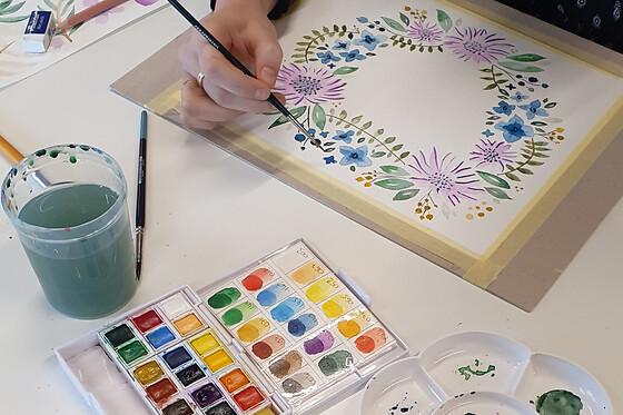 Atelier encre aquarelle « Leporello de voyage »